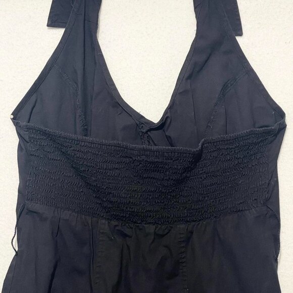 Black halter summer dress size M GBY Express - Picture 5 of 6
